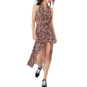 Free People Daria Halter Slit Dress NWT